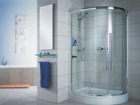 Cabine de douche sans toit