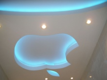 Magnifique plafond suspendu pour baignoire