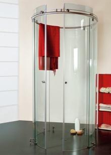 Cabine de douche ronde en verre