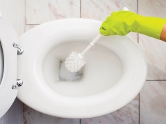 Comment nettoyer la pierre d'urine d'une cuvette de toilettes ?