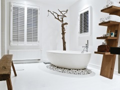 Salle de bains scandinave