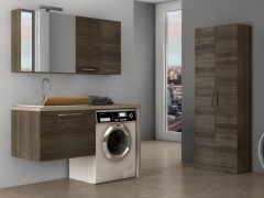 Console et meuble-lavabo pour le lave-linge