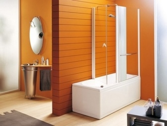 Salle de bain orange