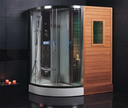 cabine de douche avec sauna