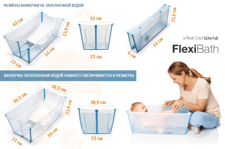 Baignoire pour bébé Newborn Flexi Bath